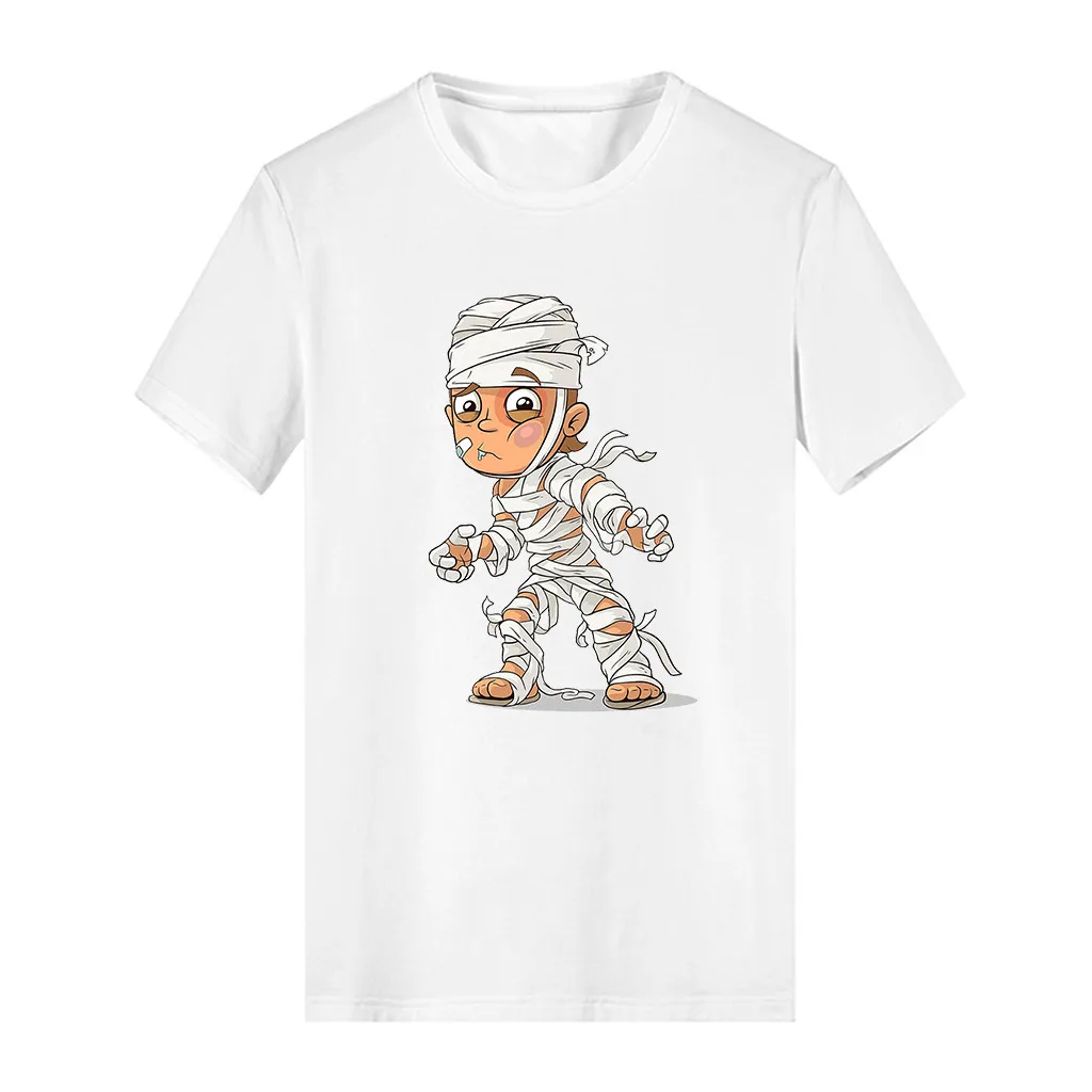 Новая модная женская футболка с героями мультфильмов коротким рукавом круглым