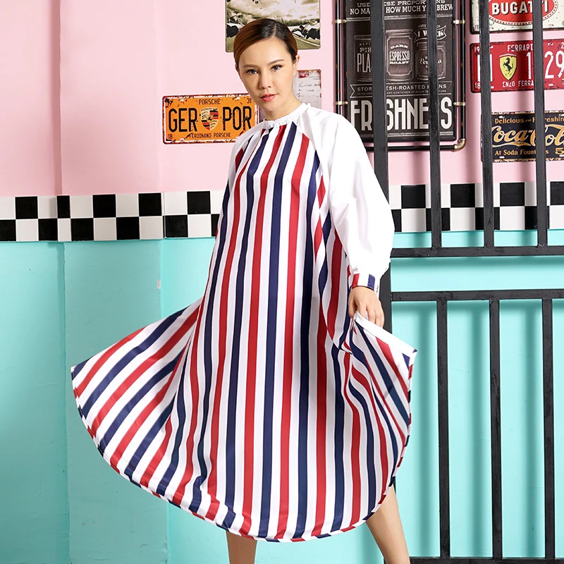 Высококачественная Парикмахерская накидка с длинными рукавами парикмахерские