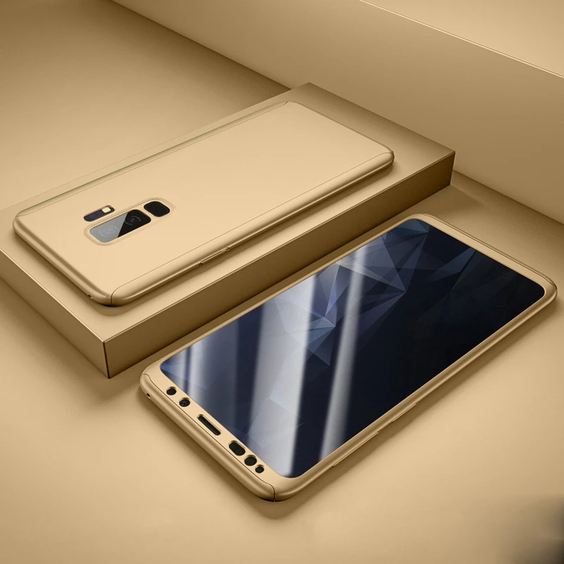 360 Полное покрытие чехол из закаленного стекла для Samsung A6 A8 + 2018 A7 A5 A3 2017