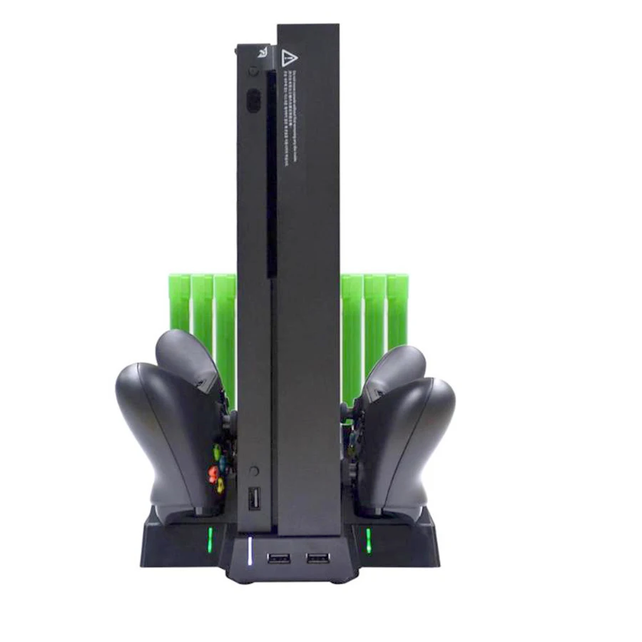 Подставка для хранения консоли контроллера Xbox one X док станция и охлаждающая