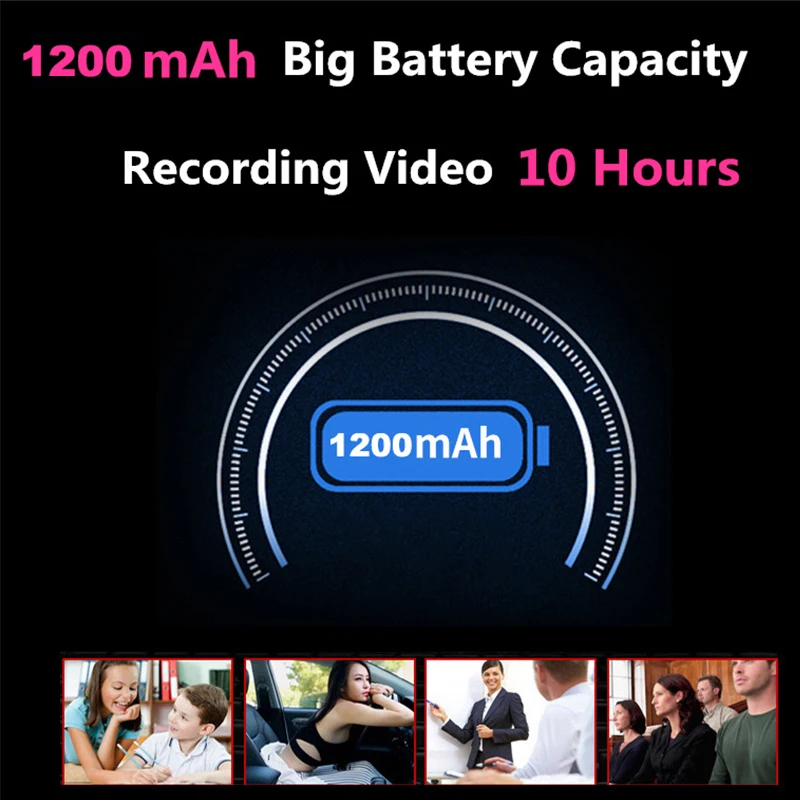 Инфракрасная мини камера с функцией ночного видения SC 10 часов 1080P няня Цифровая