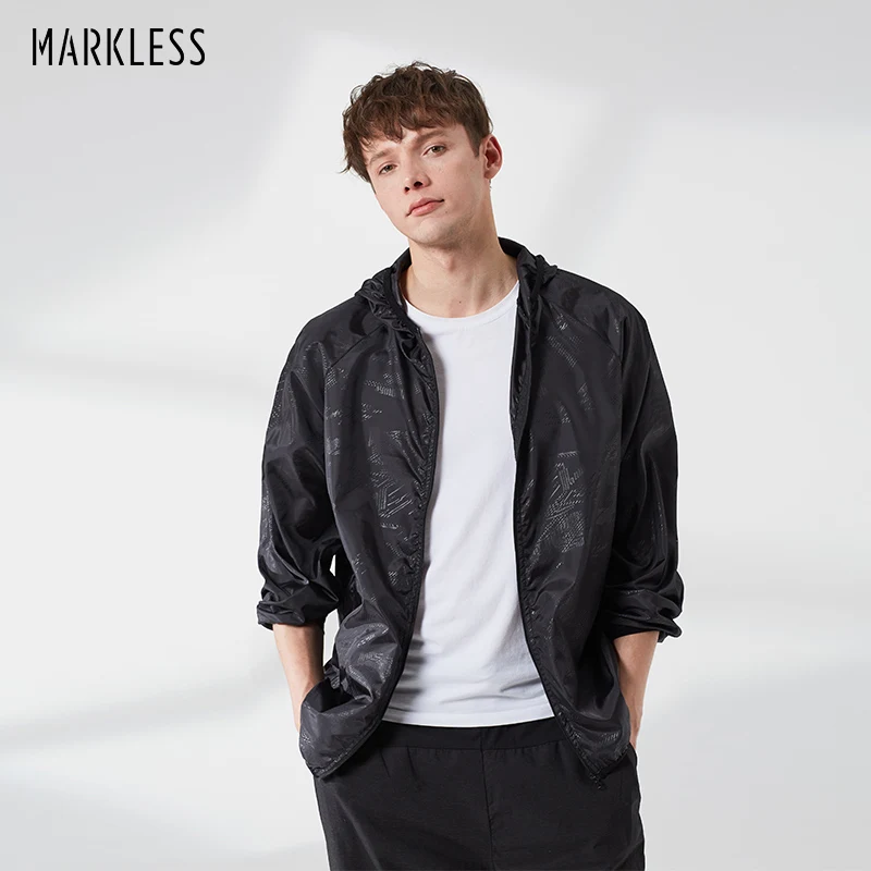 Быстросохнущие мужские куртки Markless ультралегкие пальто для защиты от солнца