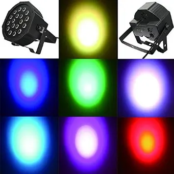 Фото 5 шт. в одной картонной упаковке 1 Вт X 18 RGB тонкое светодиодное освещение PAR для 5 шт. в одной картонной упаковке 1 Вт X 18 RGB тонкое светодиодное освещение PAR для