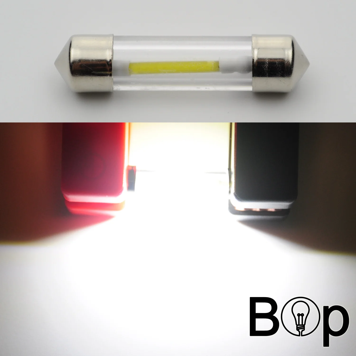 BOP Горячие продажи COB Фишки C5W 31 мм 36 39 41 Салона стеклянный объектив Купола Фестона