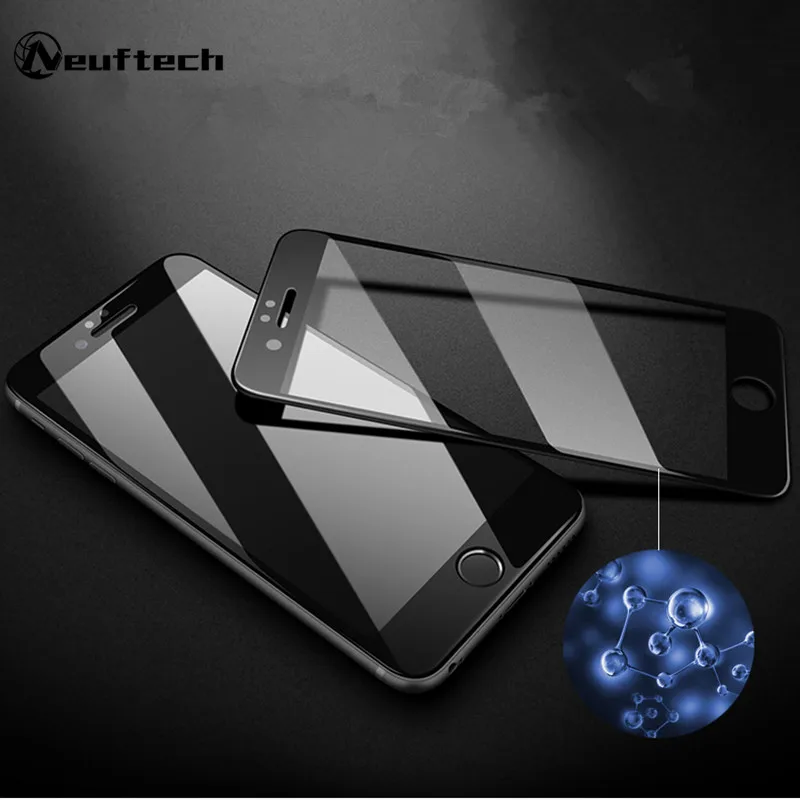 3D углеродное закаленное стекло для iphone 6 S s 7 8 Plus Защитное экрана 8X10|Защитные