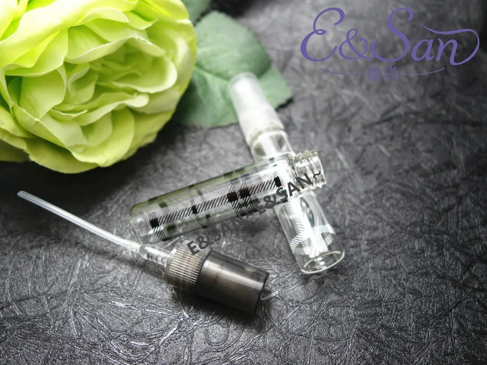 Флакон-спрей для духов с черно-белым принтом тромбоне 102 шт./лот LG01YG-5ML-1 | Красота и