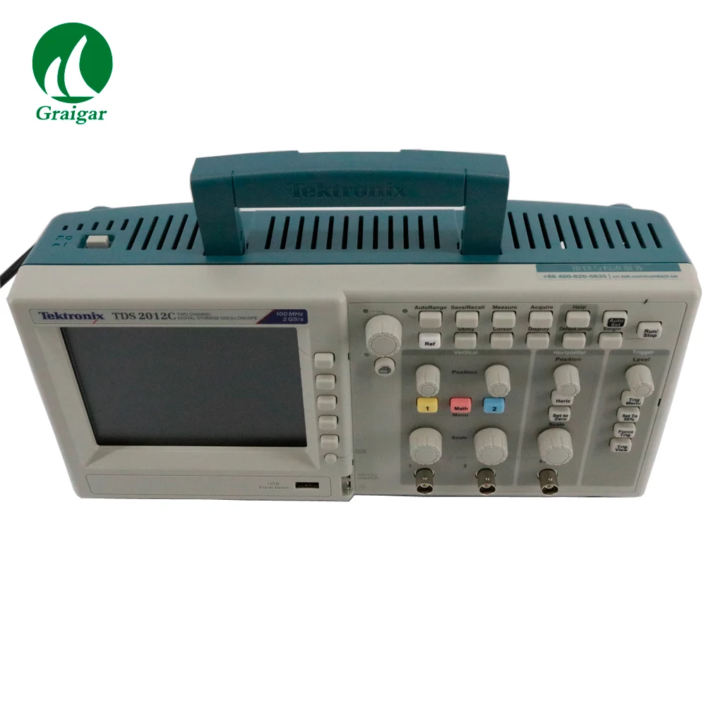 

Tektronix TDS2012C Digital Storage Oscilloscope 2.5k Points at All Time 4 Channels Band Width:100-349MHz