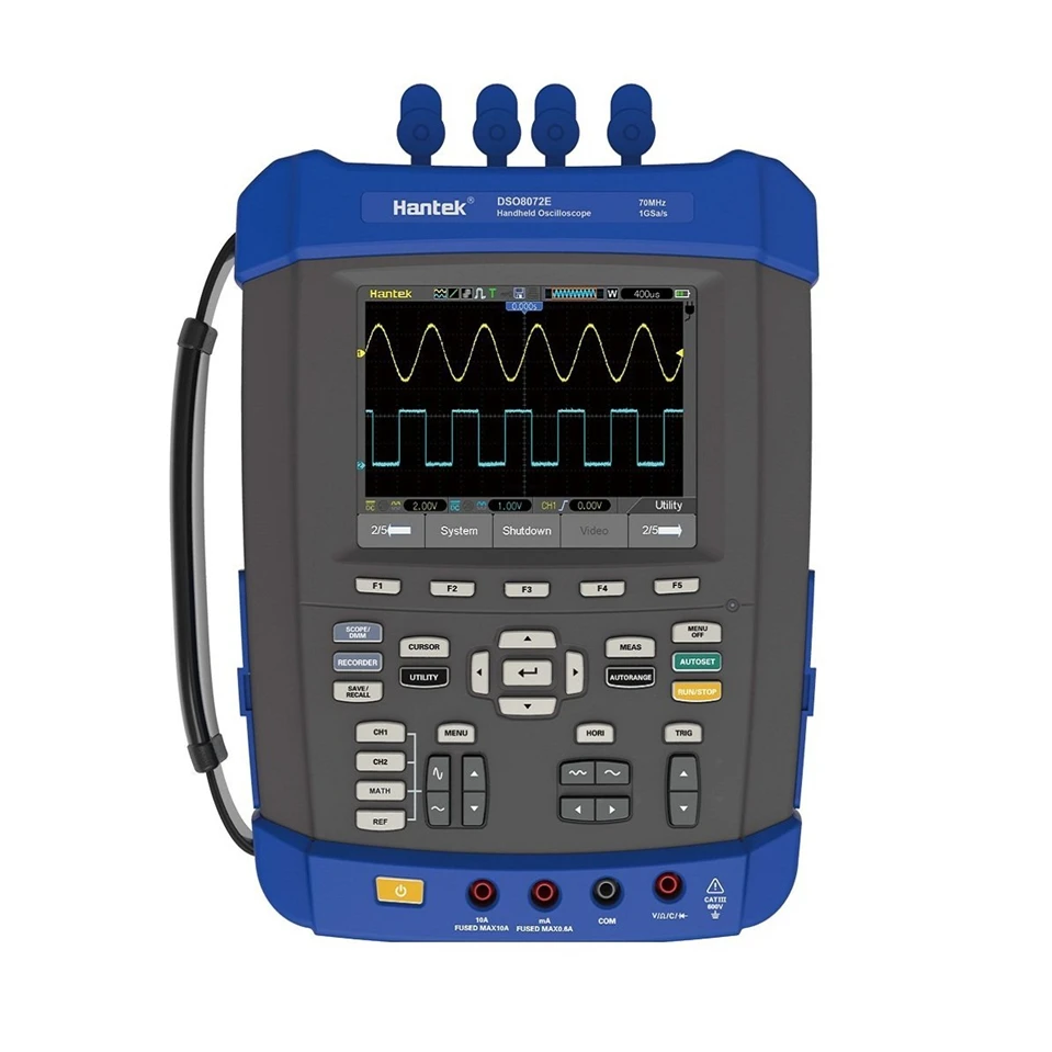 Осциллограф 1GSa/s с частотой дискретизации Hantek DSO8072E/DSO8102E/DSO8152E/DSO8202ETFT цветной ЖК