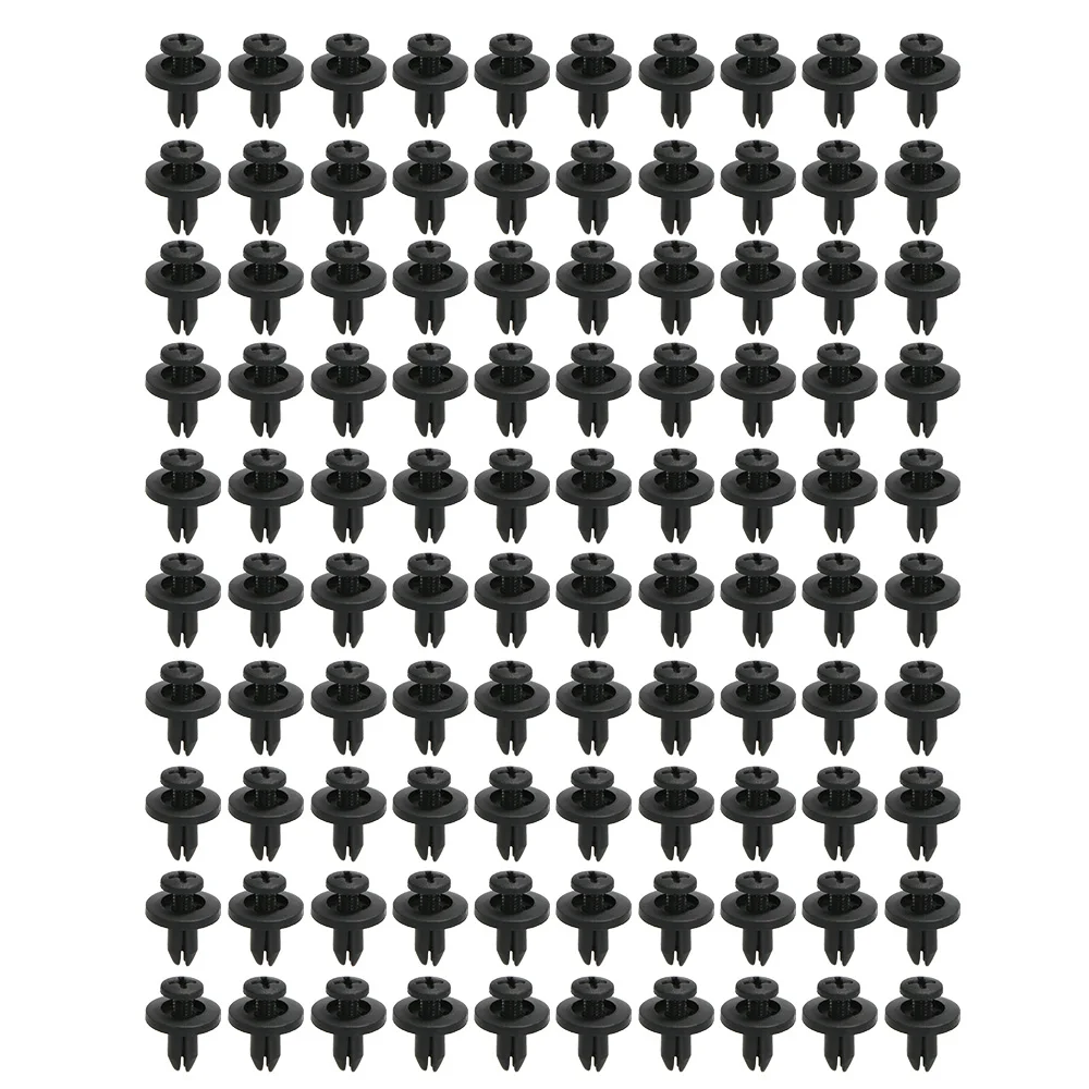 Автомобильные нейлоновые заклепки 100 шт. фиксатор нажимного типа заклепок