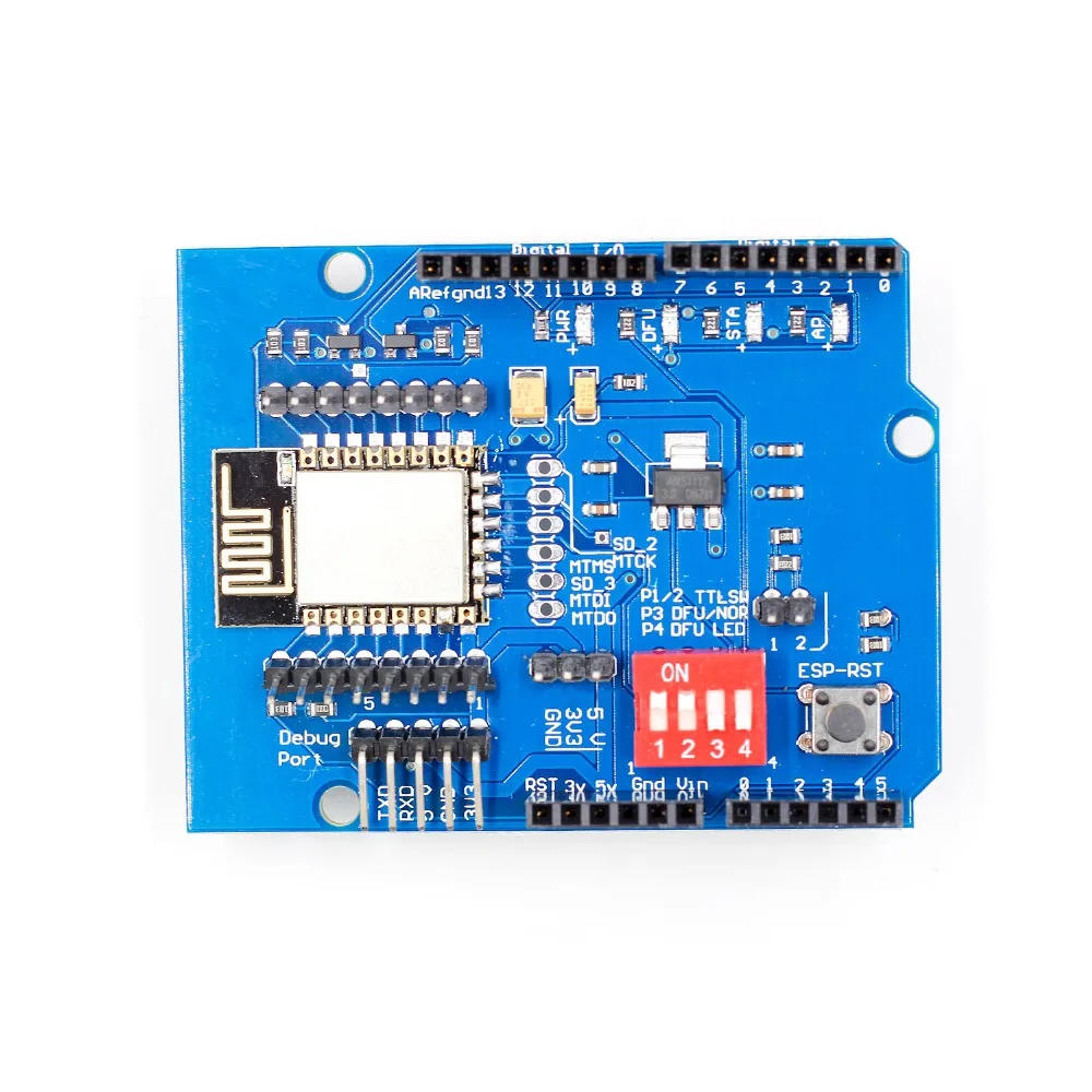 ESP8266 ESP 12E UART WIFI беспроводной щит для Arduino UNO R3|Интегральные схемы| |