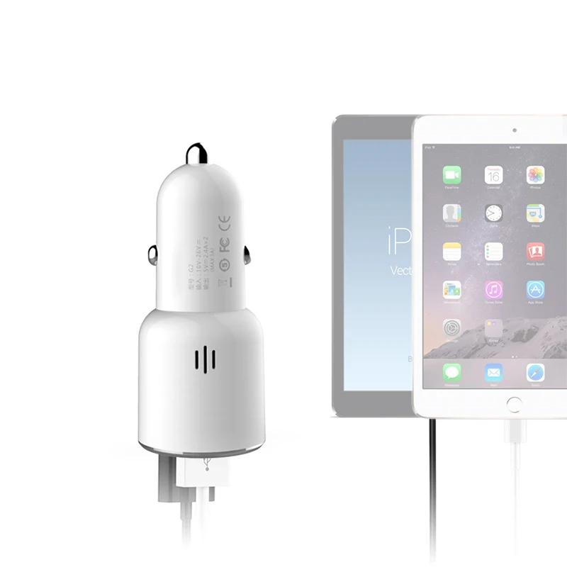 Газовый анализатор со сигнализацией с автомобильным двойным USB быстрым зарядным