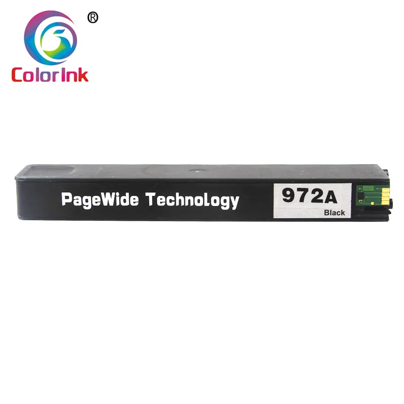 ColorInk 4 пакета для HP 972A 972 сменный картридж с чипом PageWide Pro 352dw 452dn 452dw 377dw 477dn 477dw