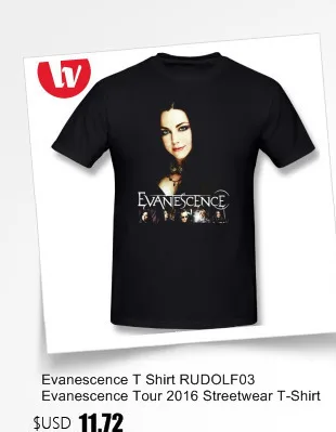 Amy Lee From Evanescence T Shirt Summer Men's T Shirts Print T-Shirt Basic Men Casua Tee Shirt 5XL 6XL Oversized Cotton T-Shirts