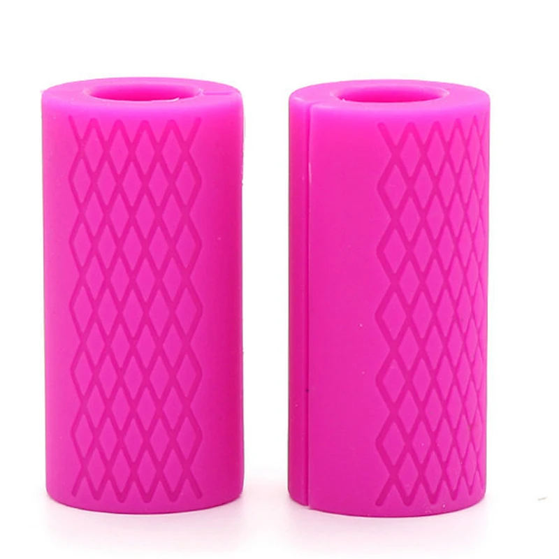 1 пара грипсов для гантелей силиконовые противоскользящие ручки штанги тяжелой