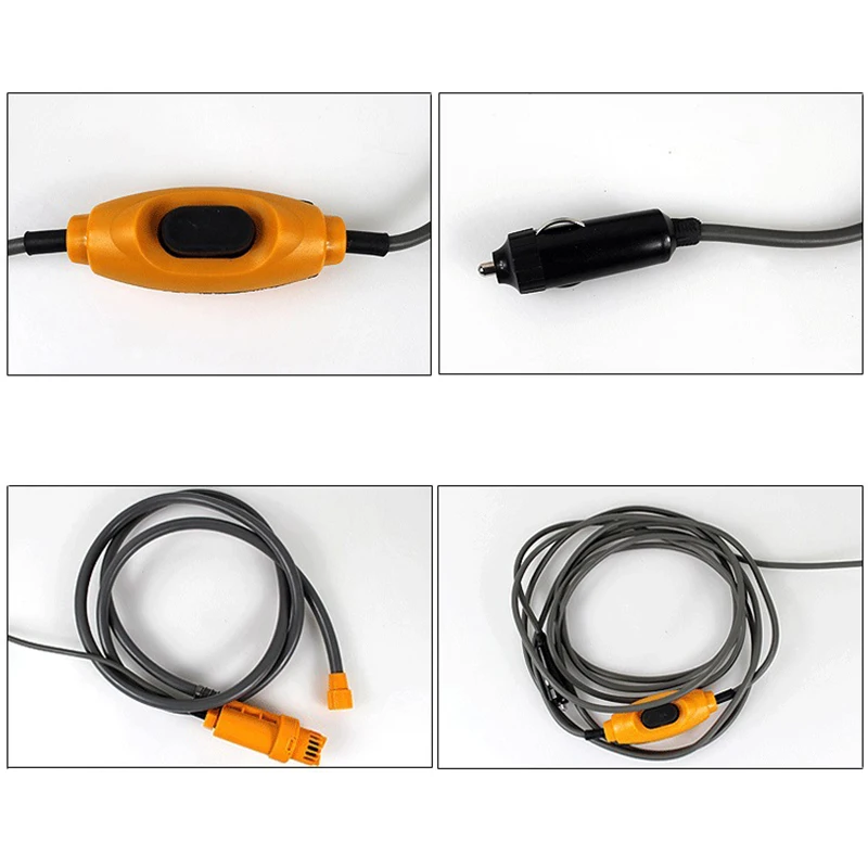 12 В портативный дорожный походный душевой автомобильный дозатор для домашних