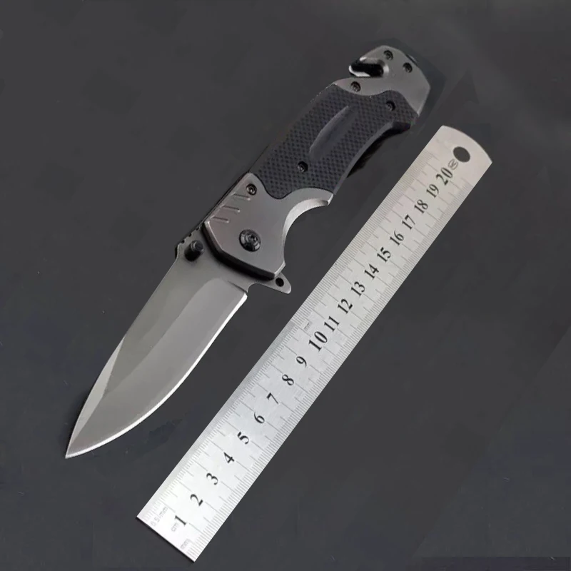 Складной нож с стальной головкой G10 Ручка Тактический походный охотничий для