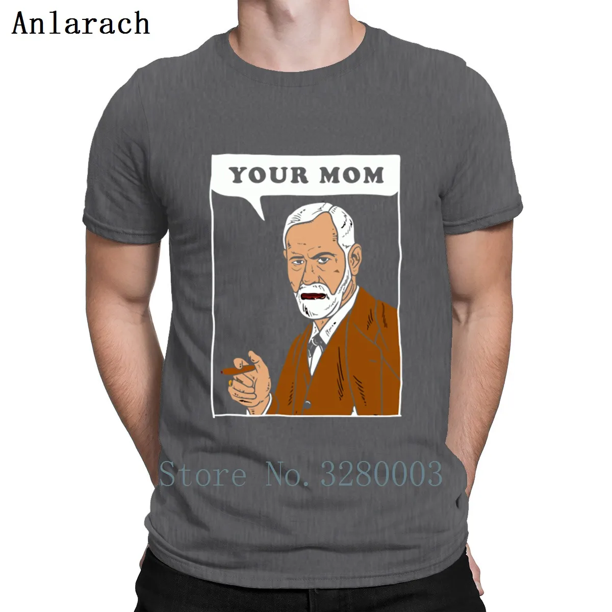 Футболка с надписью Your Mom Freud настоящая футболка короткими рукавами
