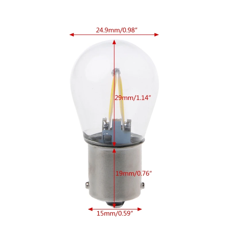 2018 Running Light White DC12V 1156 P21W Ba15s Lamp LED COB | Car Headlight Bulbs(LED)
