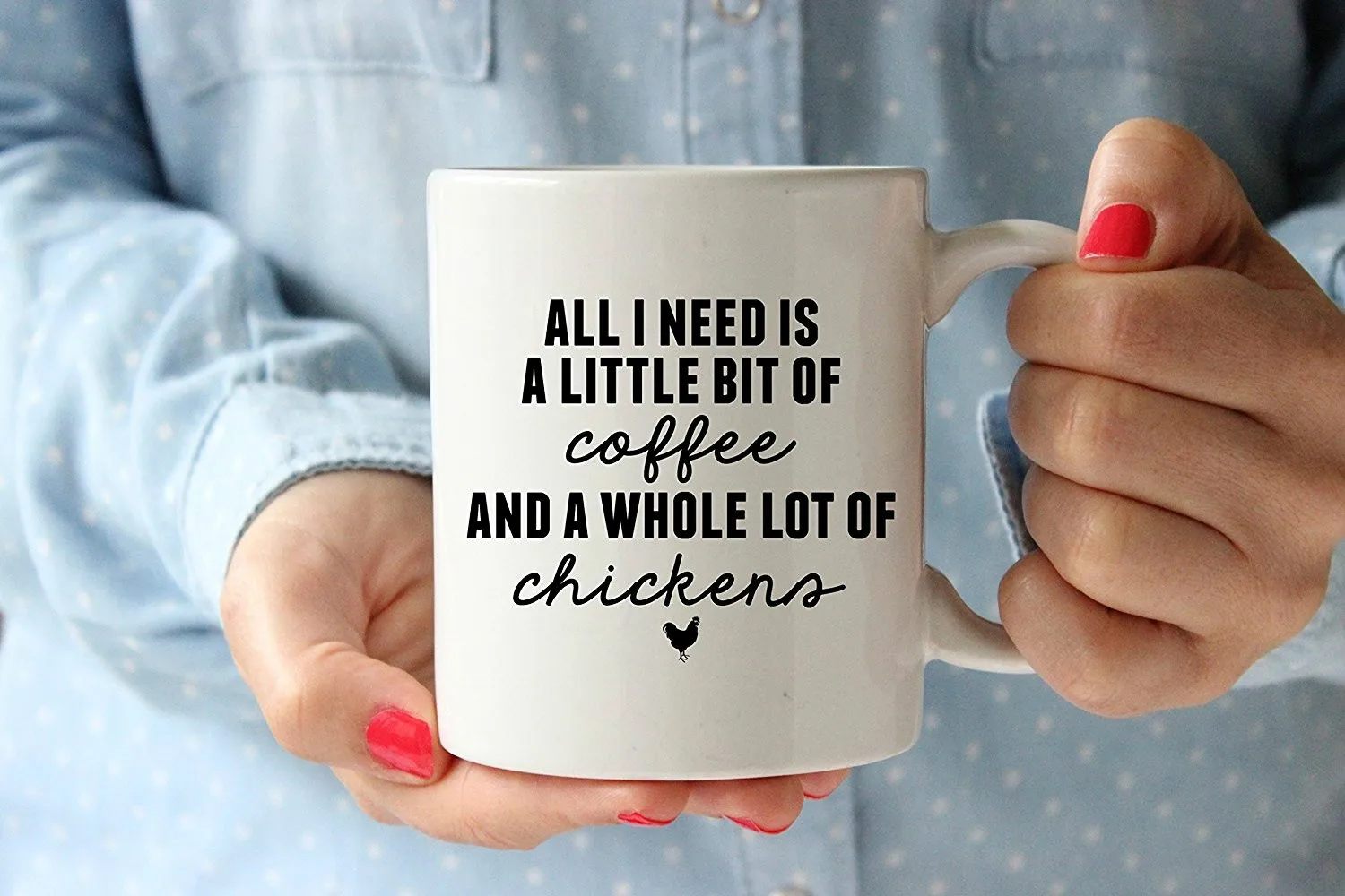 Новинка все что мне нужно это немного кофе и много цыплят кофейная кружка 11 унций