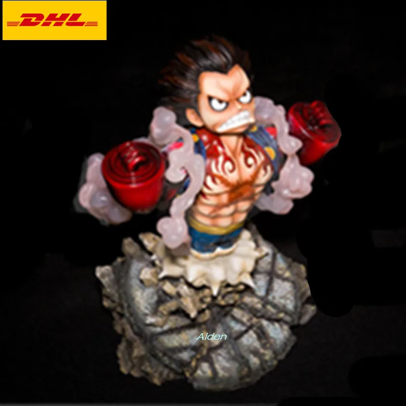 Статуэтка из соломы Пираты 8 дюймов Боевая форма обезьянки D. Luffy полный длинный