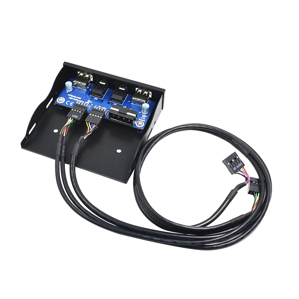 CHIPAL 20 контактный 4 портовый USB 2 0 концентратор ПК Передняя панель кронштейн HD
