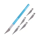 Лезвие для скальпеля с металлической ручкой, 1 комплект, нож для скальпеля, резак для деревянной бумаги, ручка для рукоделия, принадлежности для резки, универсальный канцелярский нож, нож