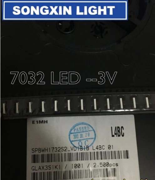 100 шт. LED телевизор применение светодиодной подсветкой Edge вспышка для TS731A 0 5 Вт 3В