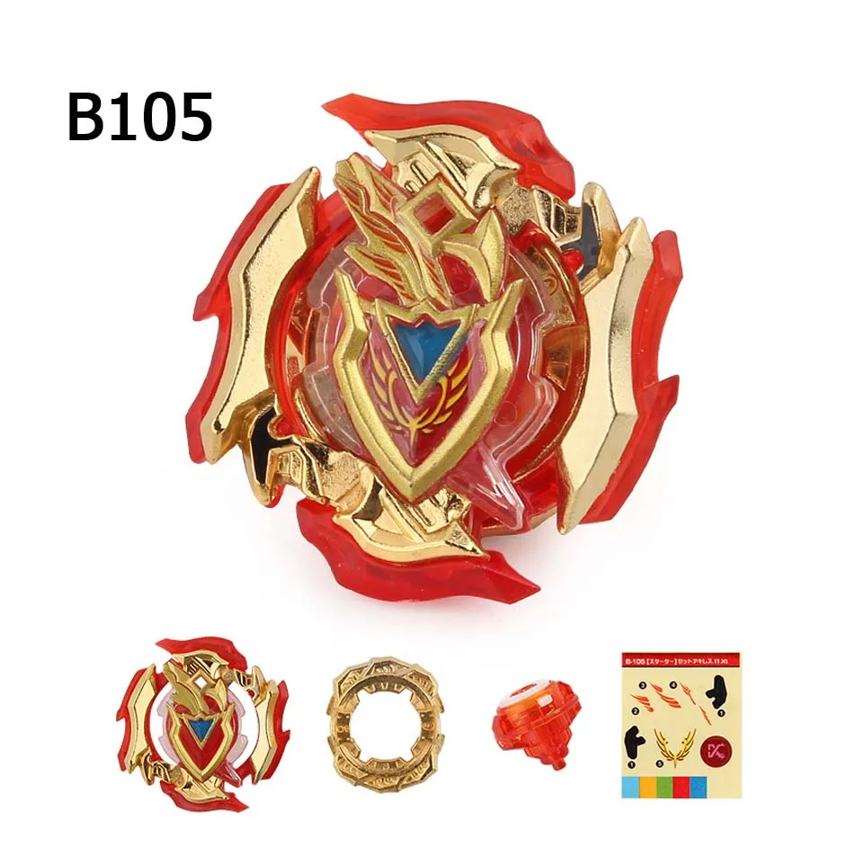 Takara Tomy Gold Edition все модели Bey Bay Burst игрушки подходят для любого пускового устройства Металл Fusion Бог спиннинг Топ лезвия игрушки - Цвет: B105