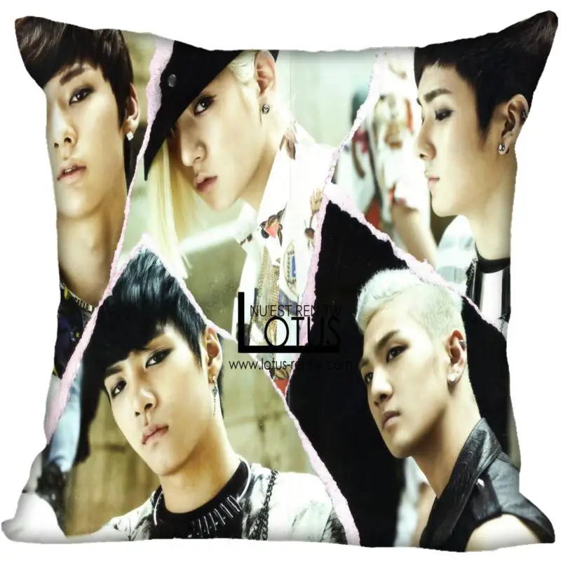 Новинка наволочки Kpop NU'EST с принтом квадратная шелковая наволочка домашние