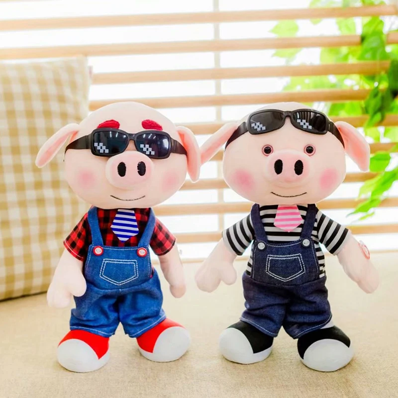 30cm plush pig electronic toys singing dura music dancing funny electric for baby kids birthday Xmas gift children | Игрушки и хобби