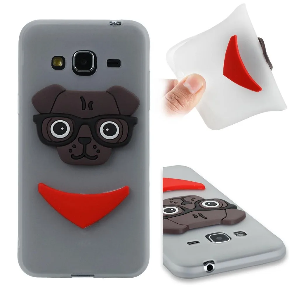 3D Cartton милая собака ТПУ чехол для Samsung Galaxy J3 J5 J7 2016 J310 J510 J710 силиконовый задняя