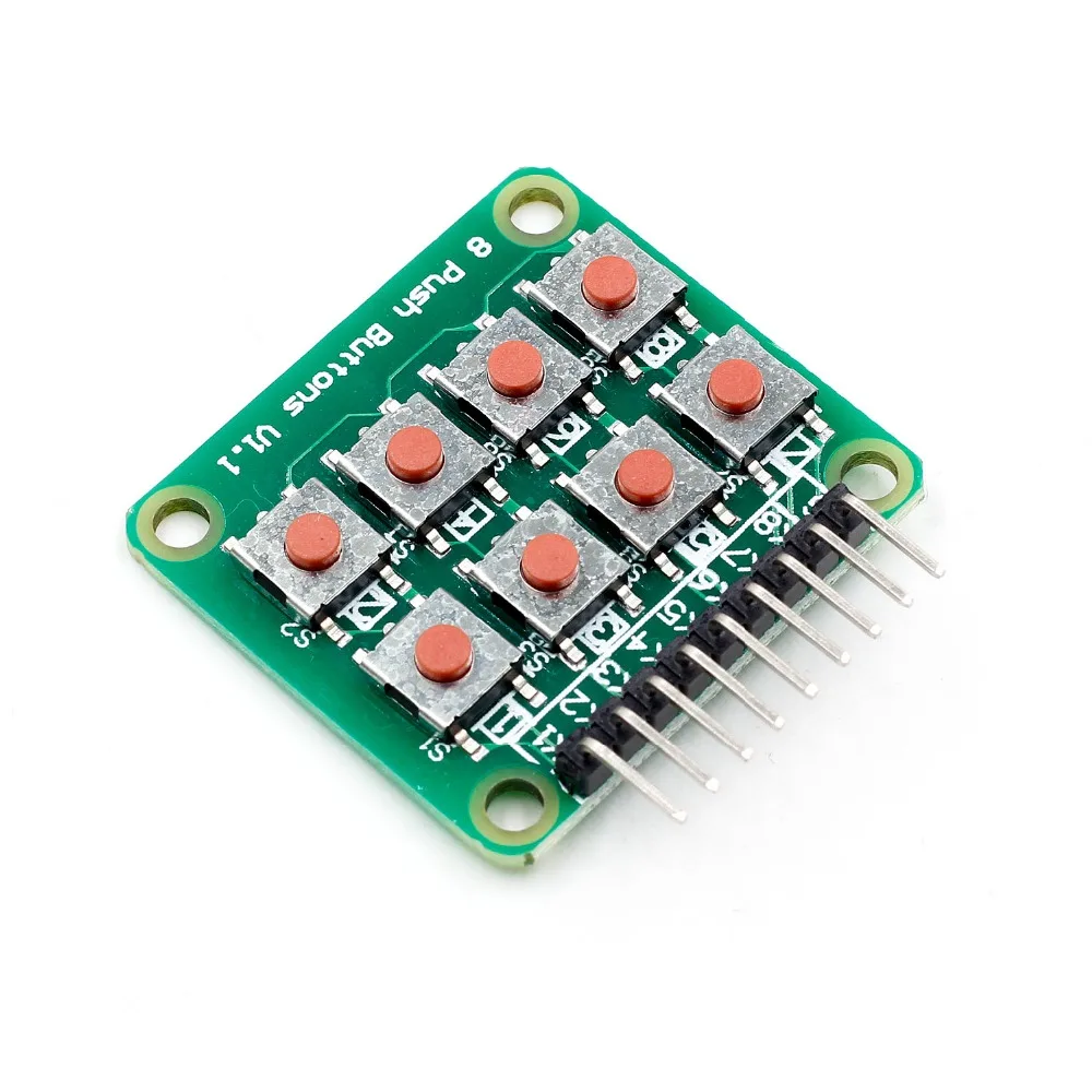 2x4 клавиатура 4x2 8 кнопочных кнопок V1.00 клавишная плата матрица кнопка для Arduino AVR PIC