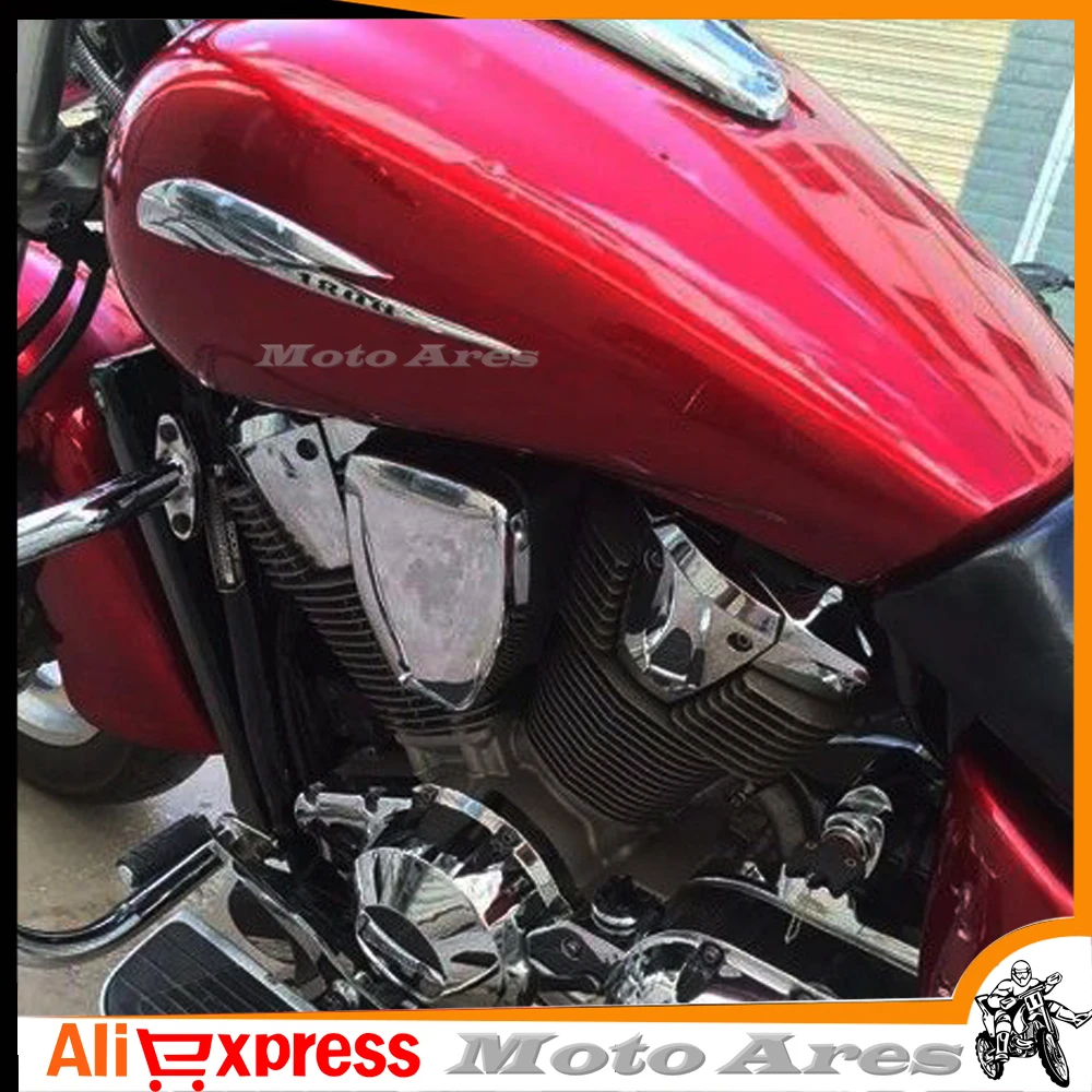 Хромированный АБС-пластик 3D Эмблема для бензобака значок наклейка Honda VTX 1300 VTX1300 C R