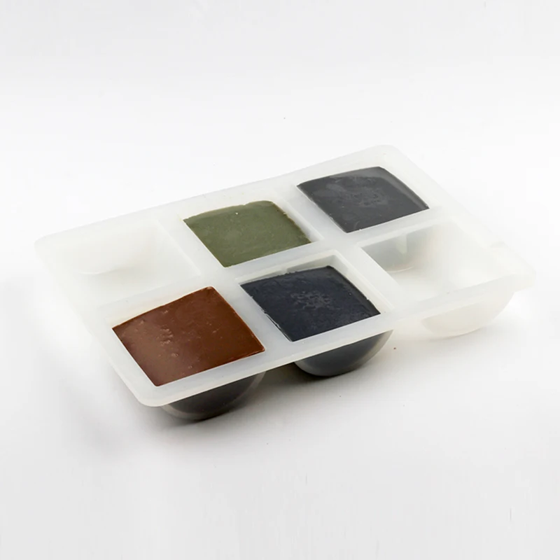 6 силиконовых форм для мыла полуцилиндрическая форма выпечки тортов | Дом и сад