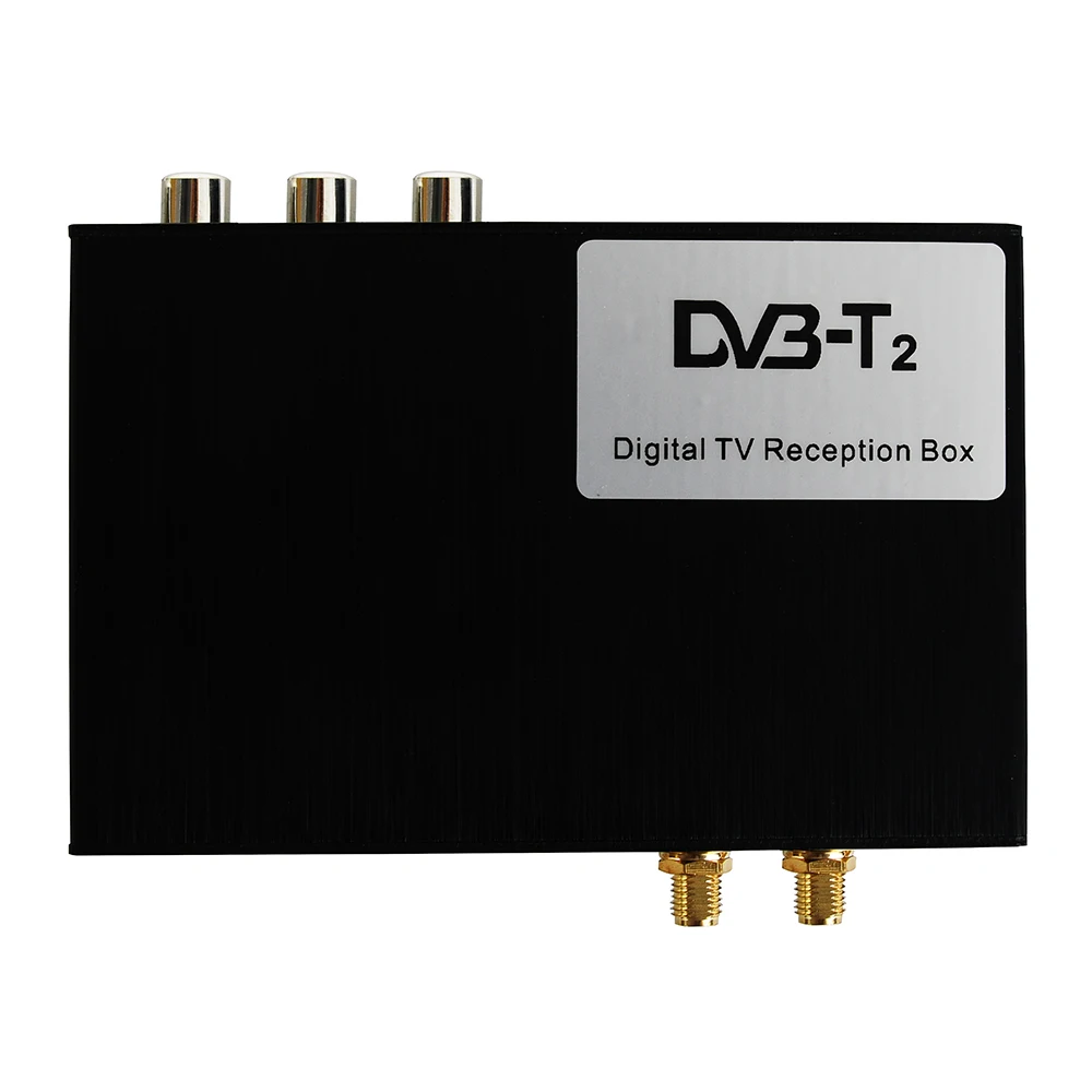 Hotaudio высокая скорость HD автомобильный тв тюнер мобильный DVB-T T2 MPEG-4 цифровой ТВ приемник коробка двойные антенны для России Европейский