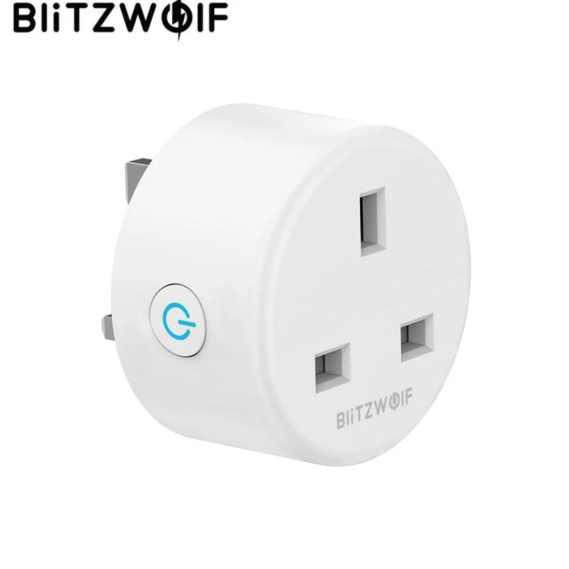 BlitzWolf BW SHP4 штепсельная вилка британского стандарта WI FI умная розетка 220 V 240 10A