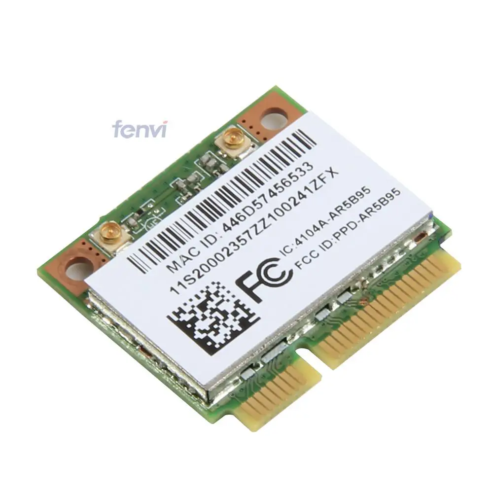 Atheros 9285 AR5B95 AR9285 802.11B/G/N 150 Мбит/с WiFi Половина мини PCI-E Wlan Беспроводная карта для IBM Z380 Z385 Z580 Z585 G555 G560