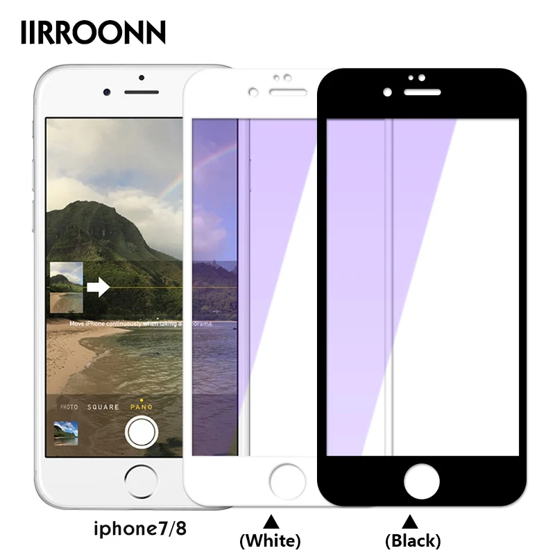 3 шт./лот, Защитное стекло для iphone, полное покрытие, закаленное стекло для iphone 6, 7, 8, защита экрана, для iphone 8 Plus