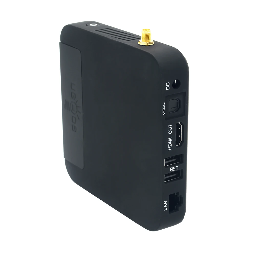 UGOOS UT3 PLUS 1000M LAN 2,4G 5G WiFi Bluetooth 4,0 HDMI вход Android tv Box 2 Гб ram 16 Гб rom RK3288 4K HD Смарт-приставка