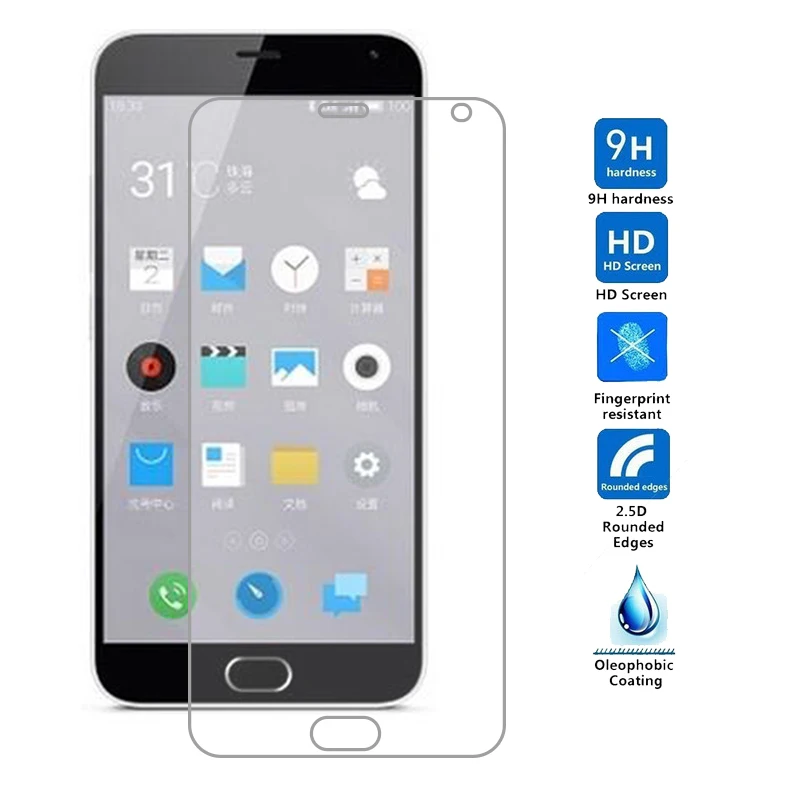 Закаленное стекло 9H 2.5D для Meizu m2 note защита экрана защитная пленка Meilan M3s 3 3S Note6 5 6 S6