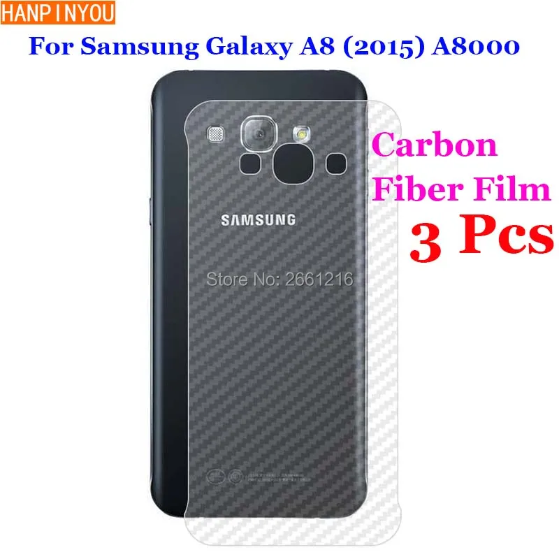 3 шт./лот для Samsung Galaxy A8 2015 A800 A8000 3D Нескользящая прозрачная защитная пленка из