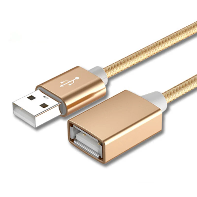 SHIERAK Новое поступление USB удлинитель для мужчин и женщин удлинитель нейлоновый плетеный провод расширенное соединение для клавиатуры мышь U диск