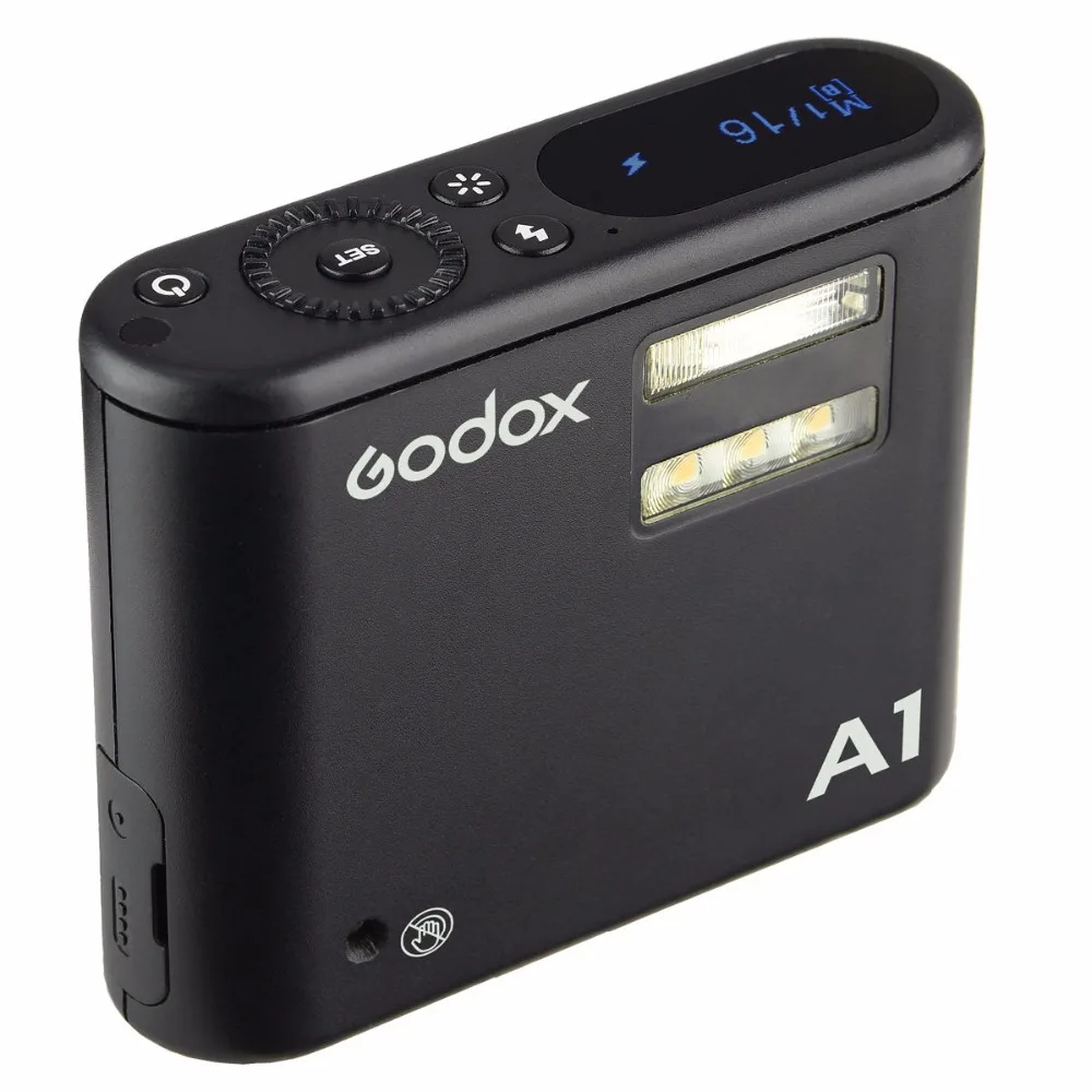 В наличии Godox A1 система вспышки смартфона 2 4G беспроводной триггер постоянного