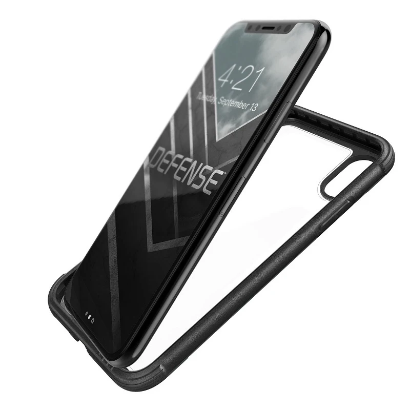X-Doria Phone Case For iPhone XS X Defense Shield Military Grade Drop Tested Aluminum Protective Cover |