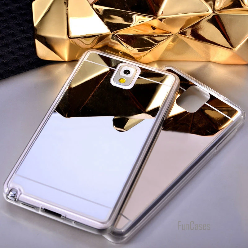Покрытие мягкий зеркальный из ТПУ задний чехол КРЫШКА ДЛЯ samsung Galaxy Note 3 4 5 A5 A7 A8 J5 J7