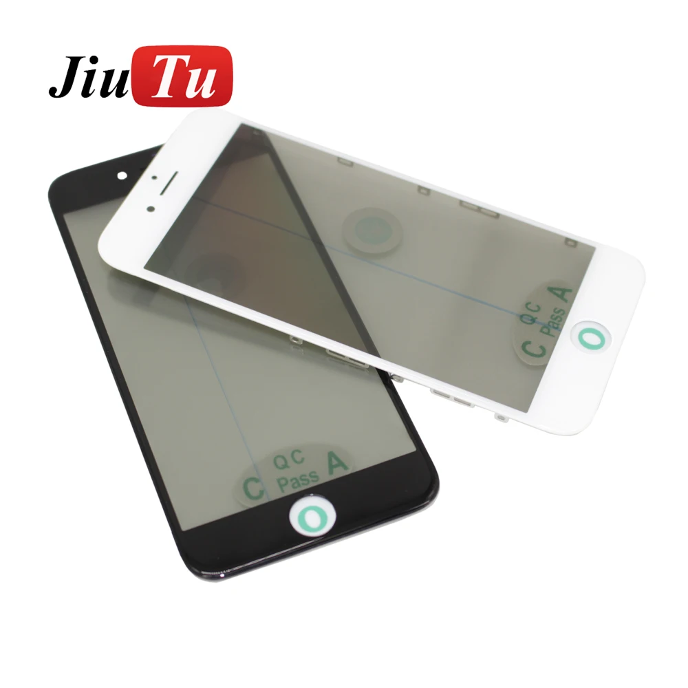 20pcs/Lot Cold Press 4 In 1 Touch Screen Front Outer Glass With Frame Bezel+OCA+Polarizer Film Assembly For iPhone 8G 7G 7P 6S enlarge