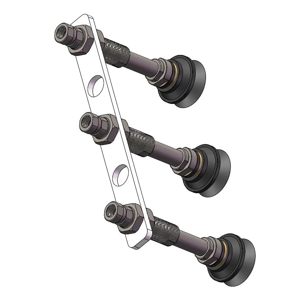 SB30J30-M16X1 двухслойный Вакуумный патрон/Вакуумные пневматические компоненты/NBR присоска с буфером/Промышленный манипулятор