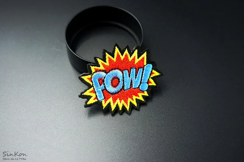Размер POW: 4,5x5,5 см железная нашивка вышитая аппликация швейная одежда наклейки одежда аксессуары значки