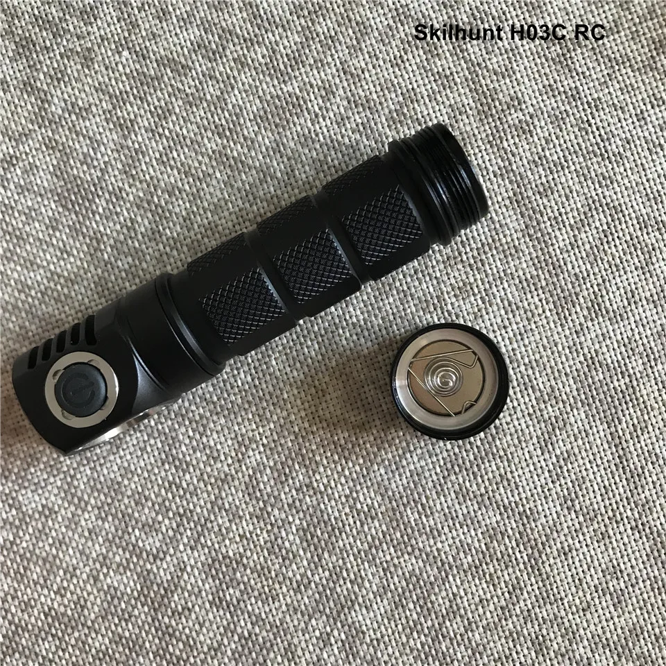 Skilhunt H03C RC с одной рукой боковой переключатель RGBW светодиодный налобный фонарь 18650 CR123A Магнитный перезаряжаемый фонарь с бесплатной головкой