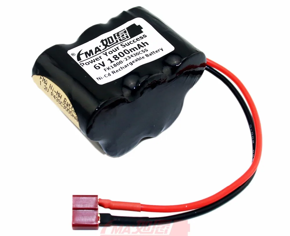 Ni-Cd SC Sub C 6 V 1800 mAh аккумуляторная батарея T plug 5SW